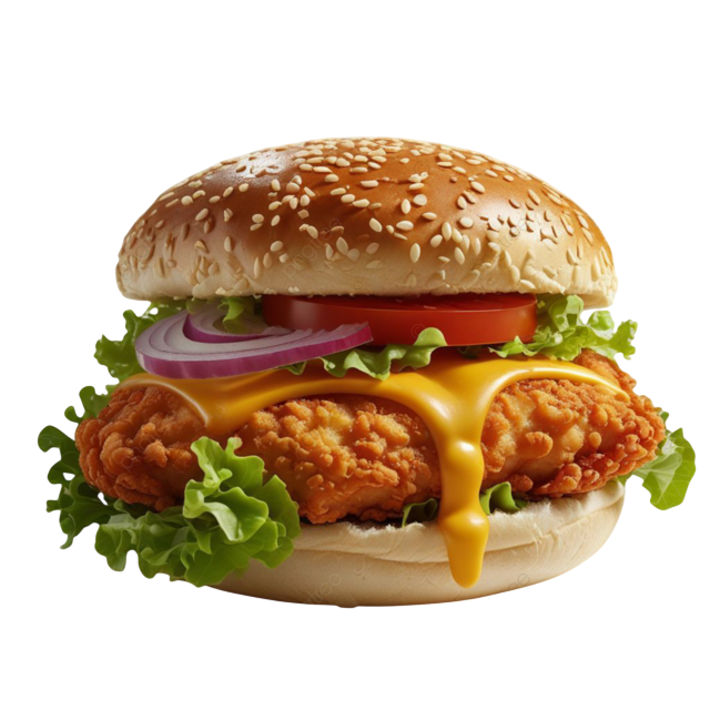 Chicken cheese burger