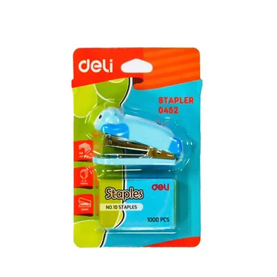Deli Stapler Machine (Blue)