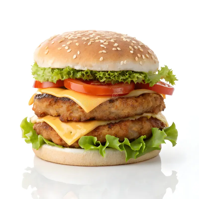 Double Down chicken burger