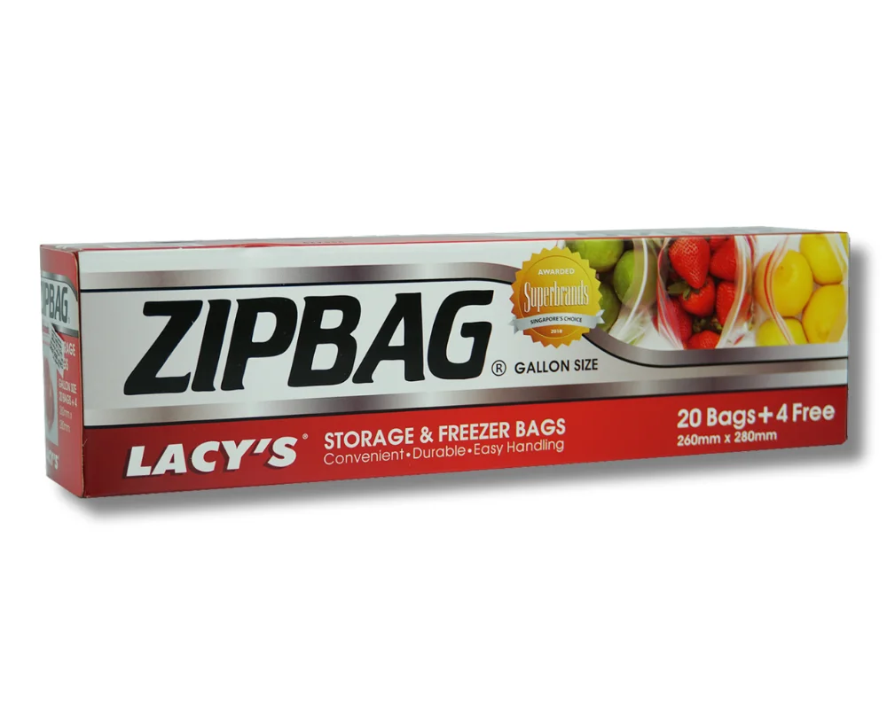 Lacy's Storage & Freezer Zipbag (20 Bags)