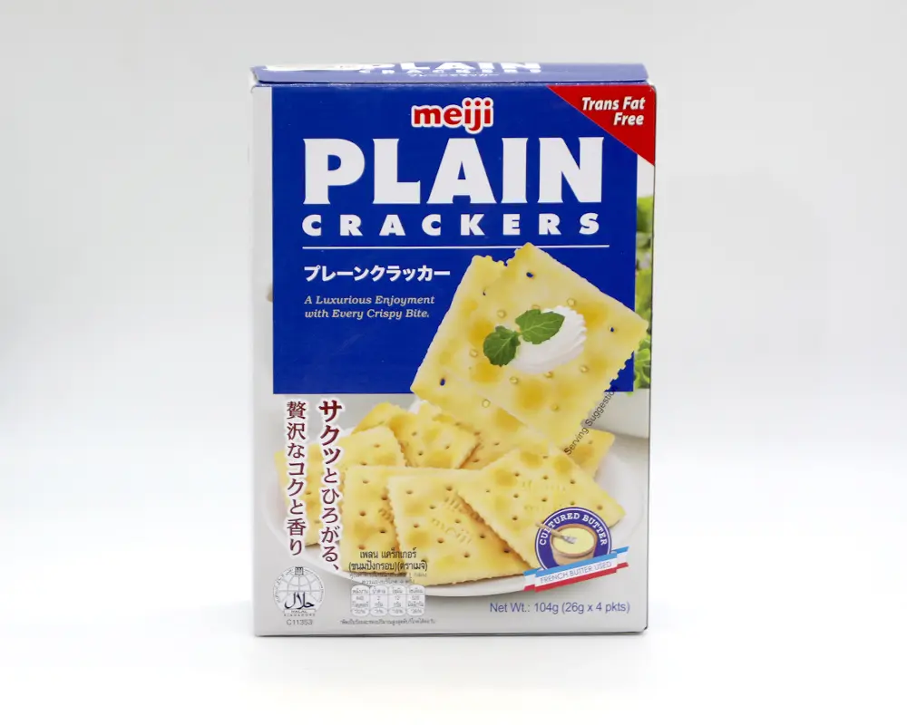 Meiji Plain Crackers 104gm