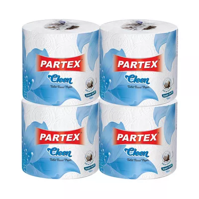 Partex Cleen Toilet Tissue 4 pcs